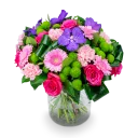 Bouquet of pink flowers